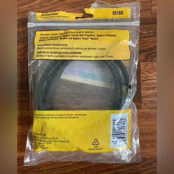 Pack of 2 Hoover Wind Tunnel (style 160) Vacuum Belts NEW! - Picture 2 of 2